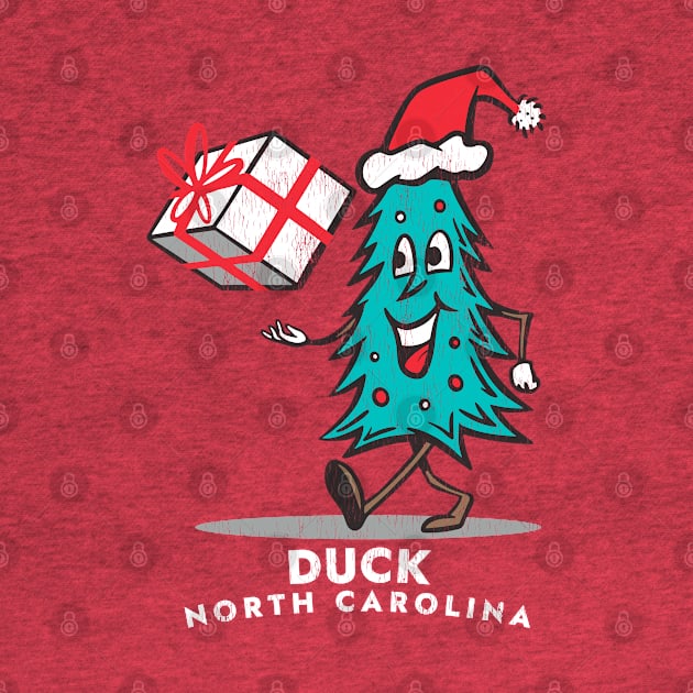 Duck, NC Vacationing Christmas Tree by Contentarama